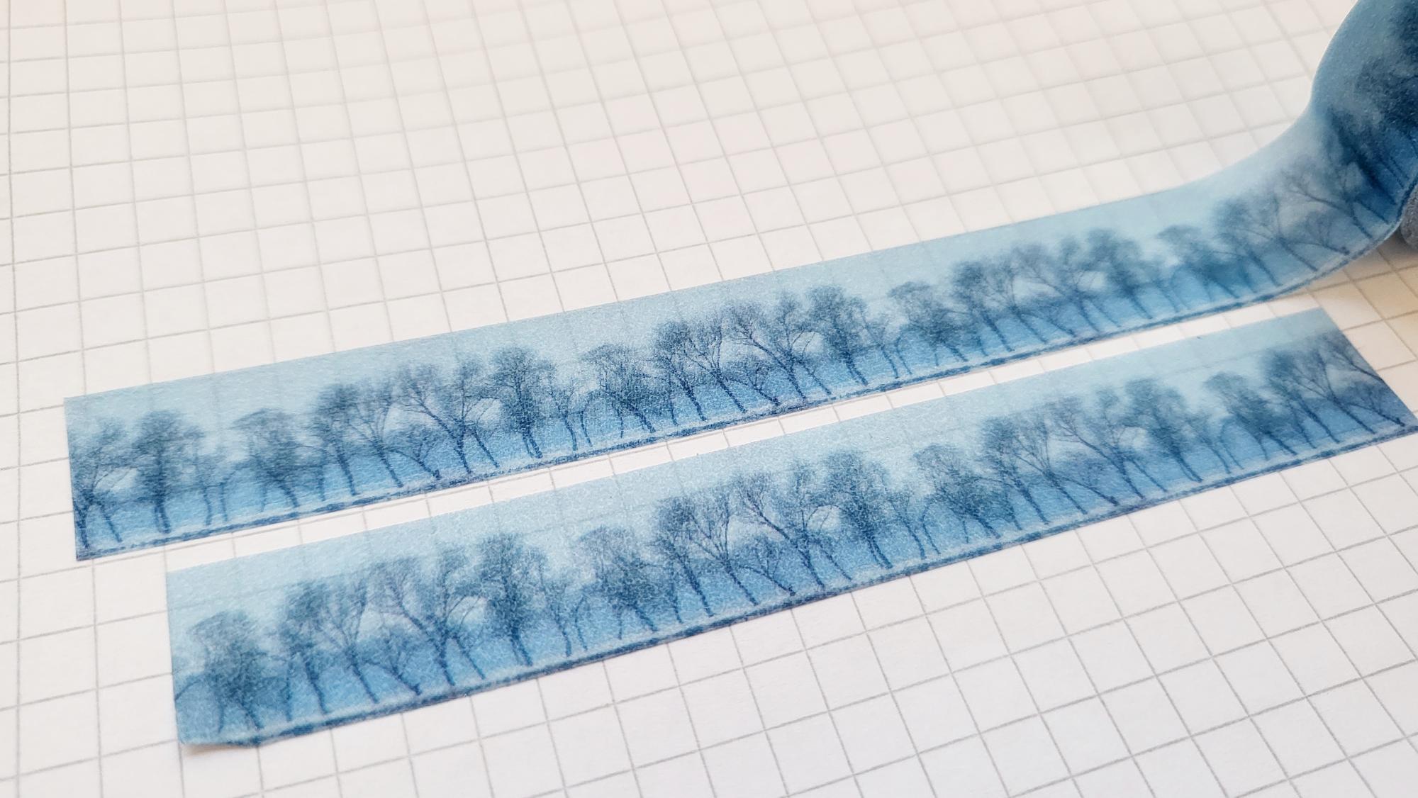 Washi Tape Blauer Nebel